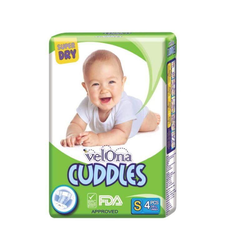 BABY DIAPER - 4PCS - S
