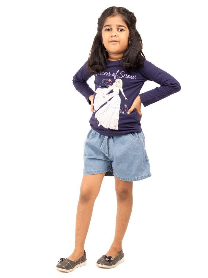 Girl's Crew Neck T-Shirt